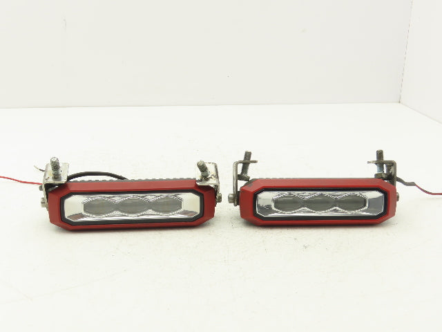 01331010 Forklift Safety Warning Light Straight Line Red Keep Out Zone Lot of 2