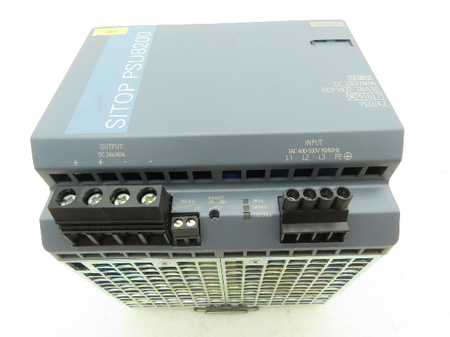 Siemens SITOP PSU8200 Power Supply DC 24V 40A 3PH 400-500V Input 6EP1437-3BA10
