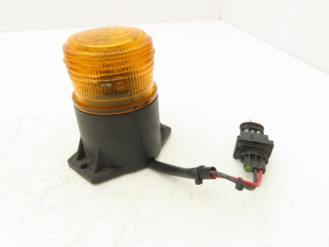 Linde 7919052604 Forklift Safety Flashing Strobe Warning Light Amber 12-80V READ