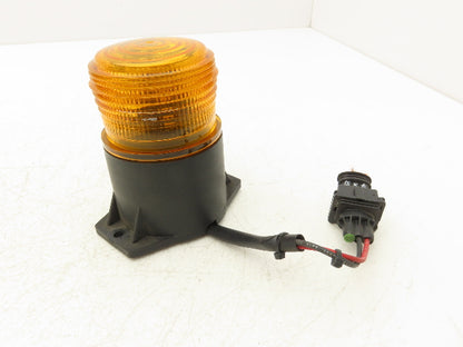 Linde 7919052604 Forklift Safety Flashing Strobe Warning Light Amber 12-80V READ