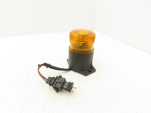 Linde 7919052604 Forklift Safety Flashing Strobe Warning Light Amber 12-80V READ