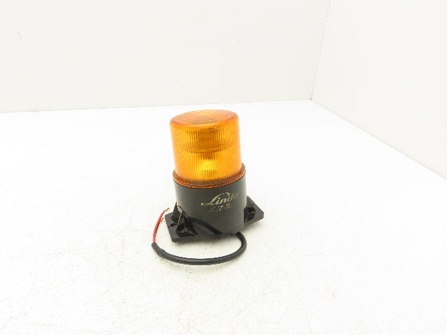 Linde 791 9052 625 Forklift Safety Flashing Strobe Light Amber 10-80V READ