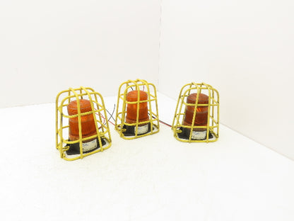 Ecco 1654013 Forklift Safety Flashing Strobe Light Amber 12-80VDC Lot of 3