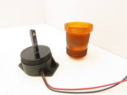 Ecco 1654013 Forklift Safety Flashing Strobe Light Amber 12-80VDC Lot of 3