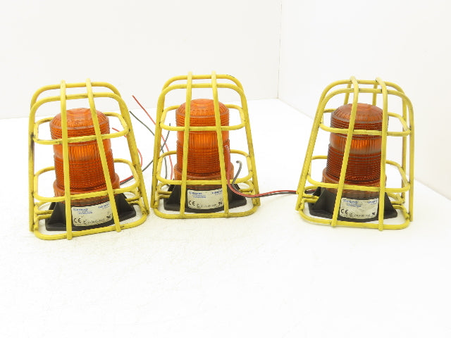 Ecco 1654013 Forklift Safety Flashing Strobe Light Amber 12-80VDC Lot of 3