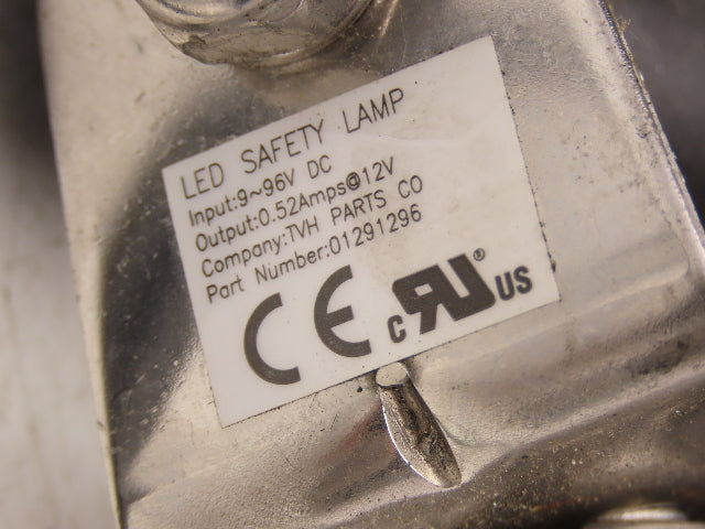 TVH Parts 01291296 Forklift Safety Warning Light Blue Dot 9-96VDC LED Lot Of 3
