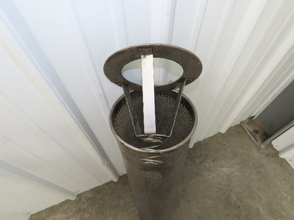 Parker 9501-0020-UM/FB12-2 Stainless Basket Strainer #2 Bag Filter 2"NPT 41"OAL
