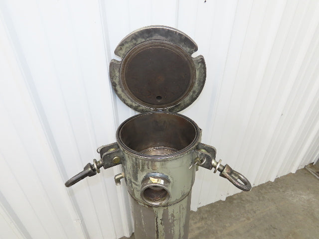 Parker 9501-0020-UM/FB12-2 Stainless Basket Strainer #2 Bag Filter 2"NPT 41"OAL