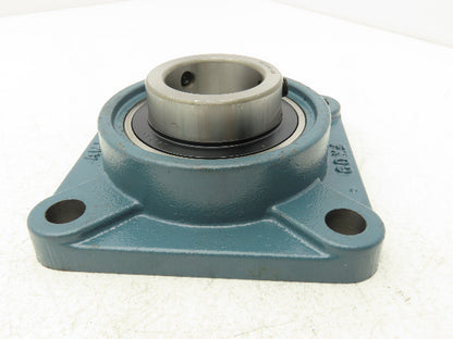 AMI UCFX09-28 Flange Mount Bearing Unit 1-3/4" Bore Cast Iron Set Screw Locking