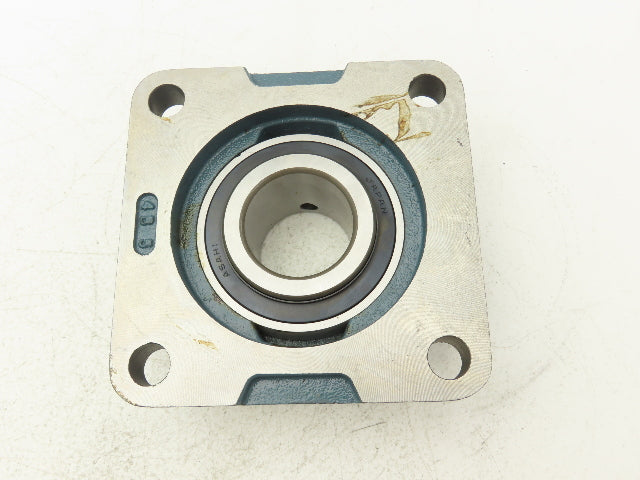 AMI UCFX09-28 Flange Mount Bearing Unit 1-3/4" Bore Cast Iron Set Screw Locking