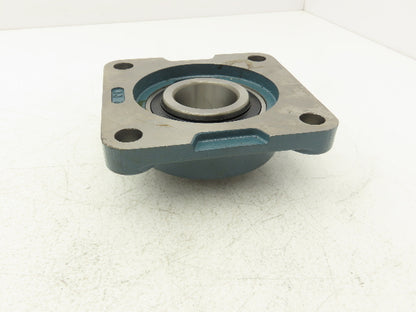 AMI UCFX09-28 Flange Mount Bearing Unit 1-3/4" Bore Cast Iron Set Screw Locking
