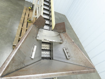 Direct Conveyors Incline Parts Conveyor 6" Steel Cleated Belt 230/460V 12'OAL