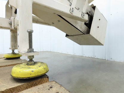 Direct Conveyors Incline Parts Conveyor 6" Steel Cleated Belt 230/460V 12'OAL
