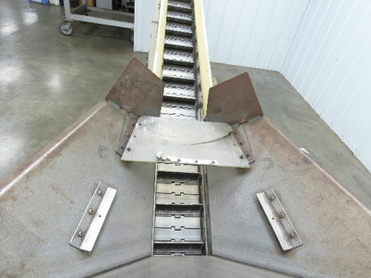 Direct Conveyors Incline Parts Conveyor 6" Steel Cleated Belt 230/460V 12'OAL