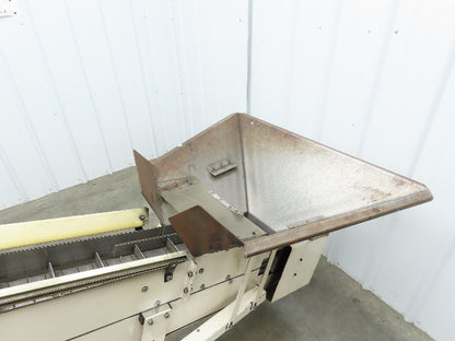 Direct Conveyors Incline Parts Conveyor 6" Steel Cleated Belt 230/460V 12'OAL