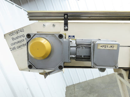 Direct Conveyors Incline Parts Conveyor 6" Steel Cleated Belt 230/460V 12'OAL