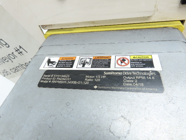 Direct Conveyors Incline Parts Conveyor 6" Steel Cleated Belt 230/460V 12'OAL