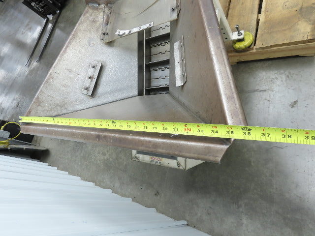 Direct Conveyors Incline Parts Conveyor 6" Steel Cleated Belt 230/460V 12'OAL