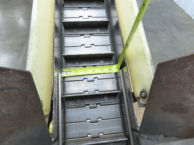 Direct Conveyors Incline Parts Conveyor 6" Steel Cleated Belt 230/460V 12'OAL