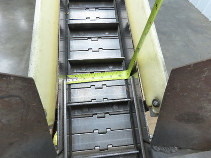 Direct Conveyors Incline Parts Conveyor 6" Steel Cleated Belt 230/460V 12'OAL