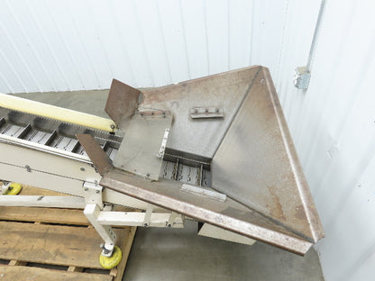 Direct Conveyors Incline Parts Conveyor 6" Steel Cleated Belt 230/460V 12'OAL