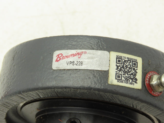 Browning VPS-228 Pillow Block Ball Bearing Unit 1-3/4" Bore Set Screw Locking
