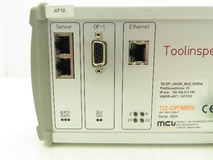 MCU TI2-DP/MBS Toolinspect II Tool & Process Monitoring Unit 5977030 960-1096-E