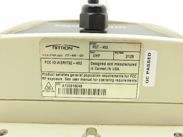 Ritron Wireless Solutions RQT-452 QuickTalk Wireless Voice Alert