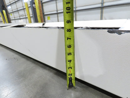 Hennig 21' Incline Chip Conveyor 14"W Scraper Chain 15' 2" Infeed 62"Discharge