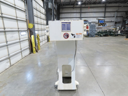 Hennig 21' Incline Chip Conveyor 14"W Scraper Chain 15' 2" Infeed 62"Discharge
