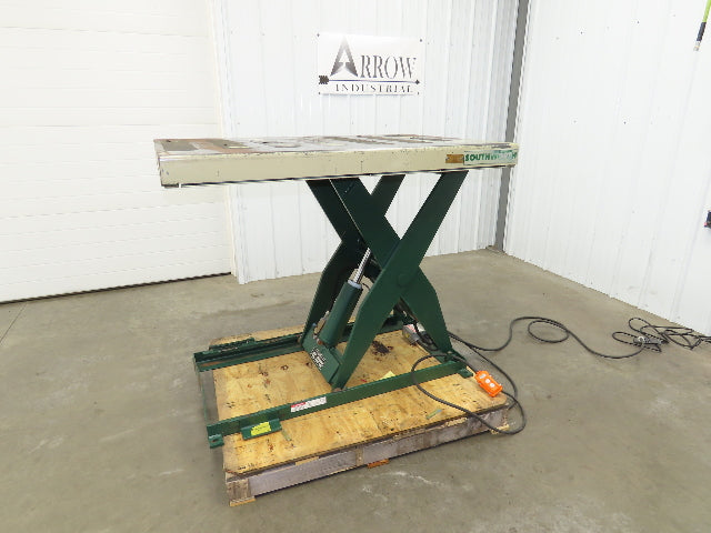 Southworth LS2-36 Hydraulic Scissor Lift Table 2000Lb 51"x36" Top 120V 1Ph 1 Ton