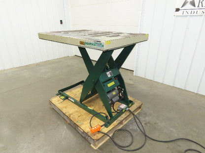 Southworth LS2-36 Hydraulic Scissor Lift Table 2000Lb 51"x36" Top 120V 1Ph 1 Ton