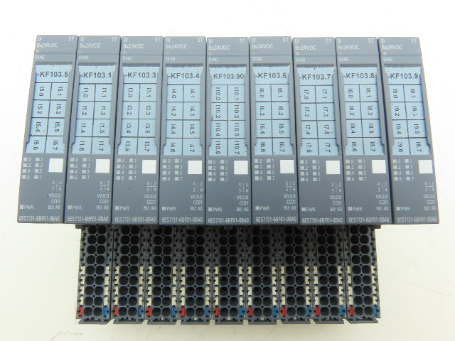 Siemens 6ES7 131-6BF01-0BA0 SIMATIC ET 200SP Digital Input Module 8x24V Lot of 9