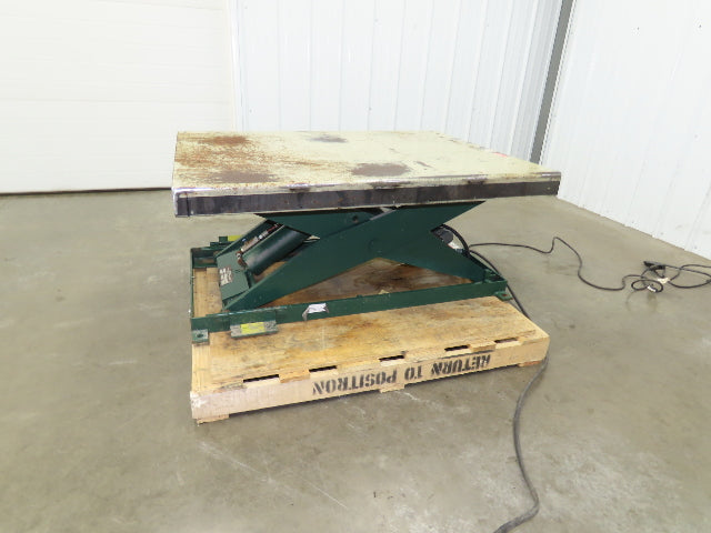 Southworth LS2-36 Hydraulic Scissor Lift Table 2000Lb 36" Lift 48"x36" Top 120V