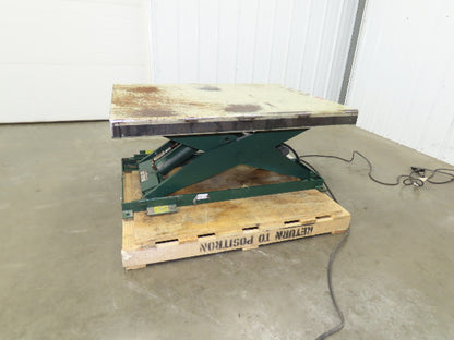 Southworth LS2-36 Hydraulic Scissor Lift Table 2000Lb 36" Lift 48"x36" Top 120V