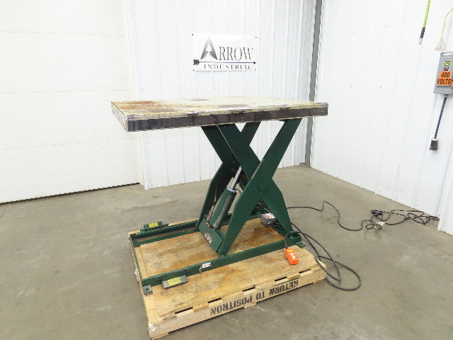 Southworth LS2-36 Hydraulic Scissor Lift Table 2000Lb 36" Lift 48"x36" Top 120V