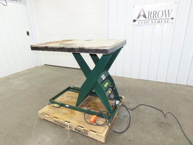 Southworth LS2-36 Hydraulic Scissor Lift Table 2000Lb 36" Lift 48"x36" Top 120V