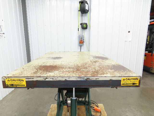 Southworth LS2-36 Hydraulic Scissor Lift Table 2000Lb 36" Lift 48"x36" Top 120V