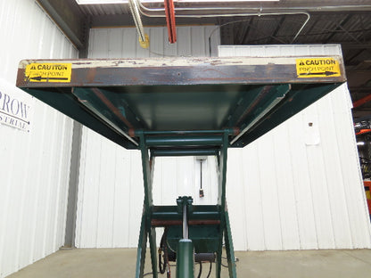 Southworth LS2-36 Hydraulic Scissor Lift Table 2000Lb 36" Lift 48"x36" Top 120V