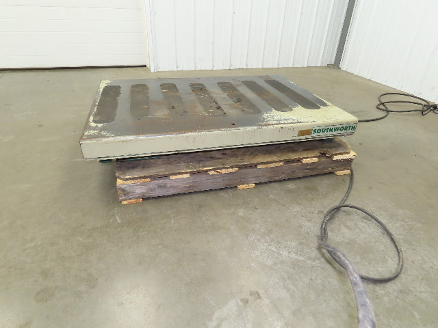 Southworth LS2-36 Hydraulic Lift Table 2000Lb 36" Travel 51"x36" Top 120V 1Ph