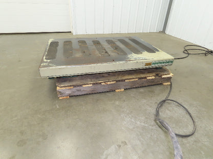 Southworth LS2-36 Hydraulic Lift Table 2000Lb 36" Travel 51"x36" Top 120V 1Ph