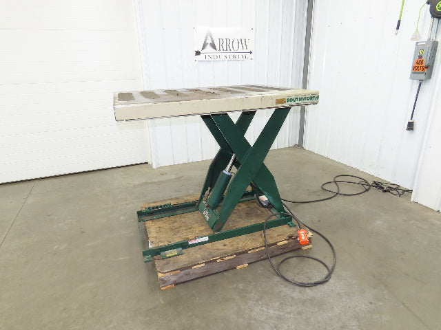 Southworth LS2-36 Hydraulic Lift Table 2000Lb 36" Travel 51"x36" Top 120V 1Ph