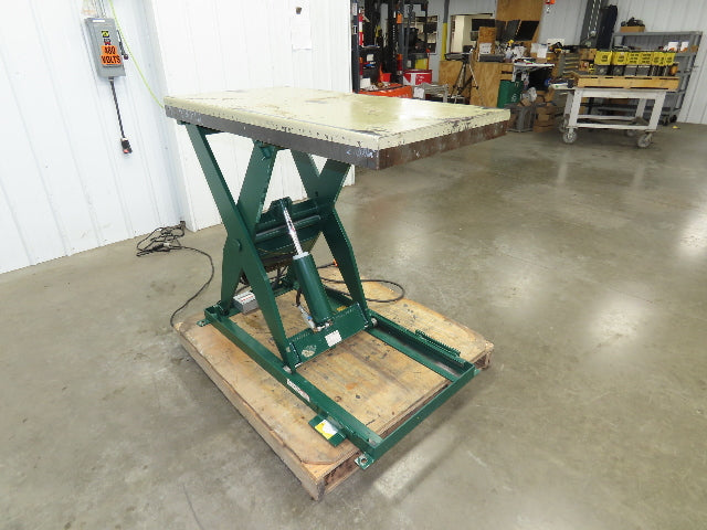 Southworth LS2-36 Hydraulic Lift Table 2000Lb 36" Travel 48"x24" Top 120V 1Ph