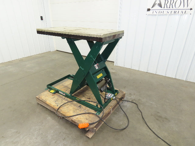 Southworth LS2-36 Hydraulic Lift Table 2000Lb 36" Travel 48"x24" Top 120V 1Ph