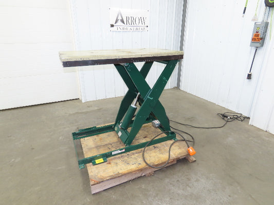 Southworth LS2-36 Hydraulic Lift Table 2000Lb 36" Travel 48"x24" Top 120V 1Ph