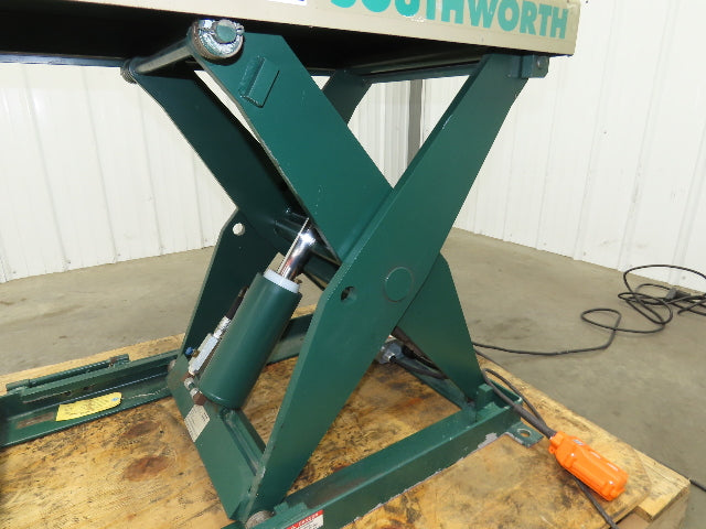 Southworth LS2-24 Hydraulic Lift Table 2000Lb 24" Travel 36"x24" Top 120V 1Ph