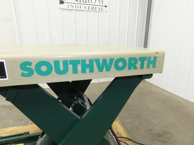 Southworth LS2-24 Hydraulic Lift Table 2000Lb 24" Travel 36"x24" Top 120V 1Ph