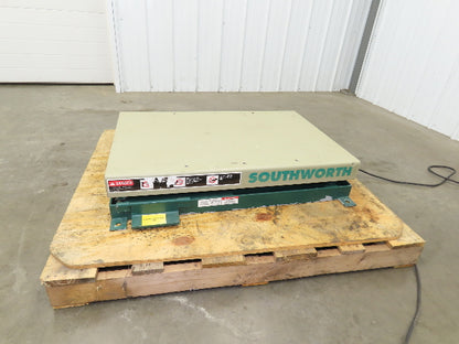 Southworth LS2-24 Hydraulic Lift Table 2000Lb 24" Travel 36"x24" Top 120V 1Ph