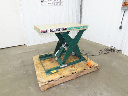 Southworth LS2-24 Hydraulic Lift Table 2000Lb 24" Travel 36"x24" Top 120V 1Ph