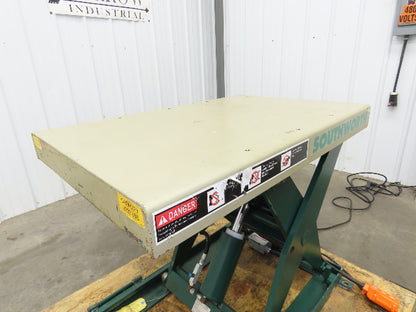 Southworth LS2-24 Hydraulic Lift Table 2000Lb 24" Travel 36"x24" Top 120V 1Ph